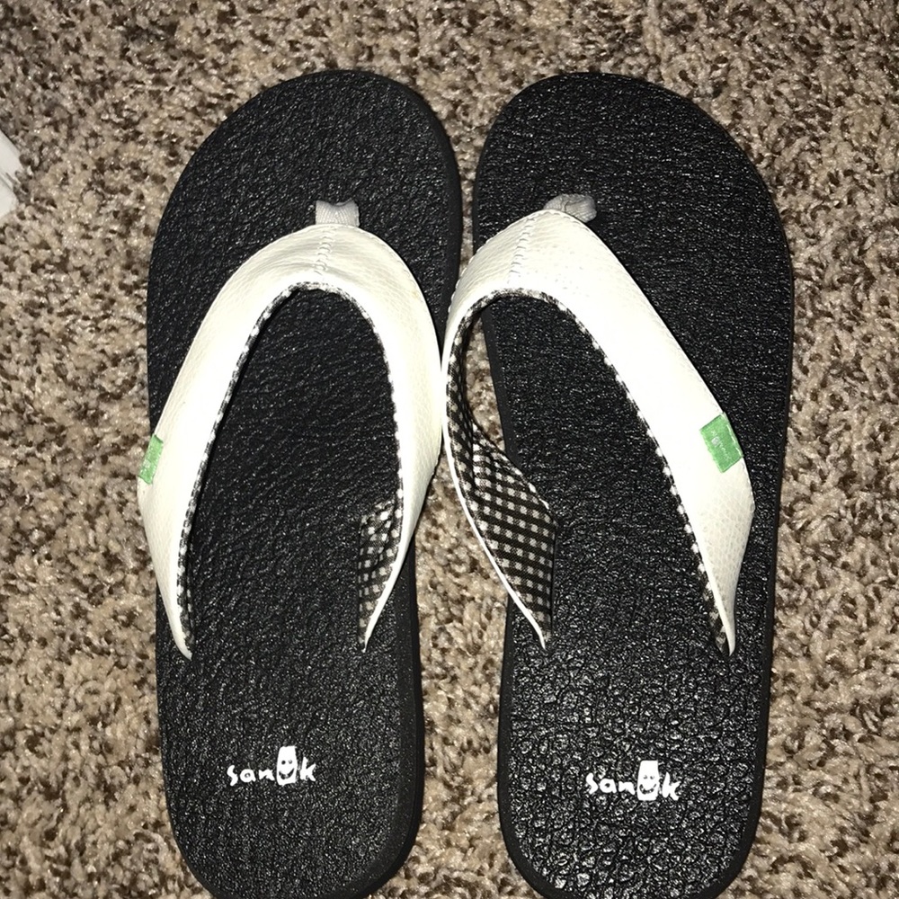 black sandals